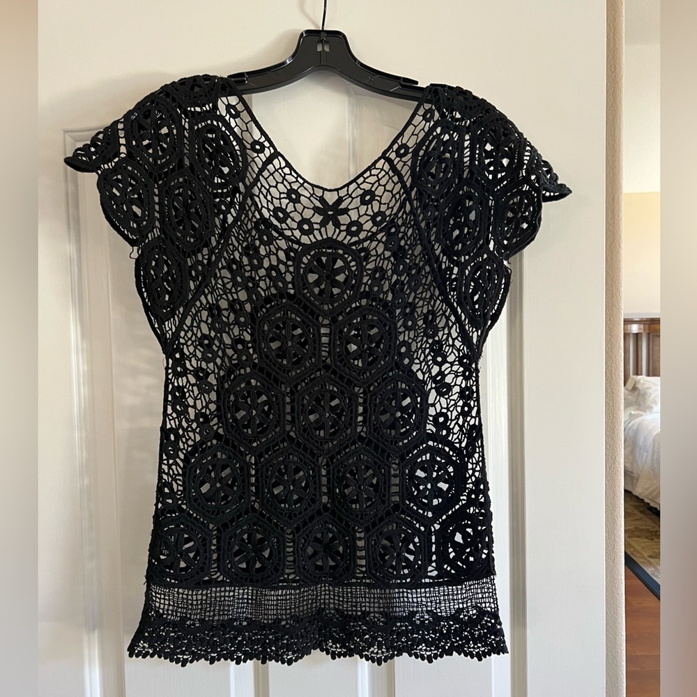BCBG Crocheted Top